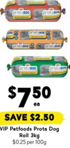Drakes Vip petfoods prota dog roll offer