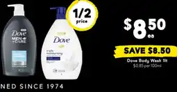 Drakes Dove body wash offer
