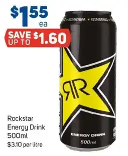 Foodland Rockstar energy drink offer