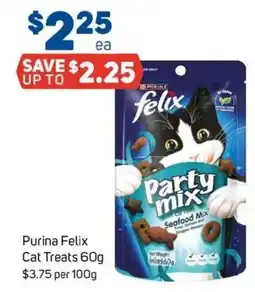 Foodland Purina felix cat treats offer