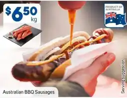 Foodland Australian bbq sausages offer
