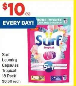 Foodland Surf laundry capsules offer