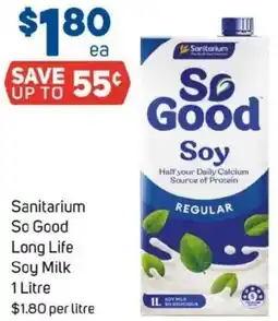 Foodland So good soy long life soy milk offer