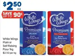 Foodland White wings plain or self raising flour offer