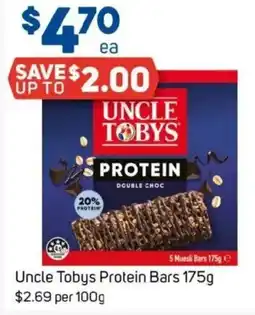 Foodland Uncle tobys protein bars offer