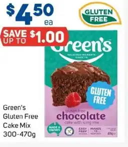 Foodland Green's gluten free cake mix offer
