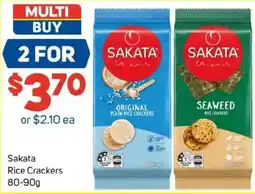 Foodland Sakata rice crackers offer