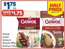 Foodland Gravox liquid gravy or sauces offer
