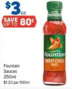 Foodland Fountai sweet chili offer