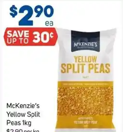 Foodland Mckenzie's yellow split peas offer