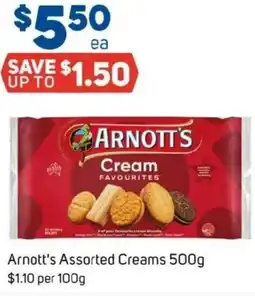 Foodland Arnott's assorted creams offer