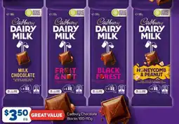 Foodland Cadbury dairy milk offer
