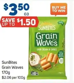 Foodland Sunbites grain waves offer