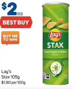 Foodland Lay's stax offer