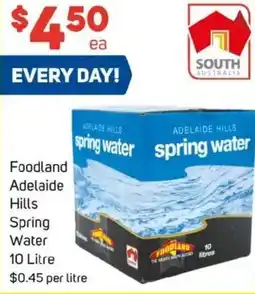 Foodland Adelaide hills spring water spring water offer