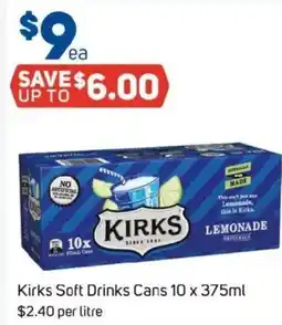Foodland Kirks soft drinks offer