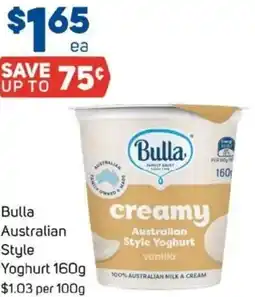 Foodland Bulla Australian Style Yoghurt offer