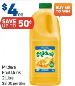 Foodland Mildura Fruit Drink offer