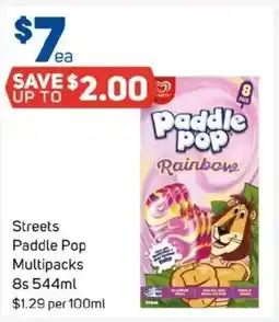 Foodland Paddle pop rainbow offer