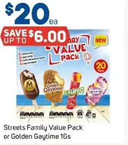 Foodland Streets family value pack or golden gaytime offer
