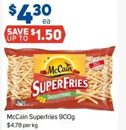 Foodland Mccain superfries offer
