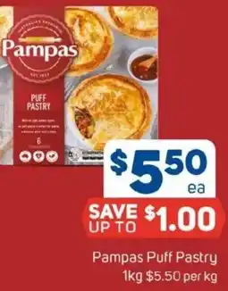 Foodland Pampas puff pastry offer