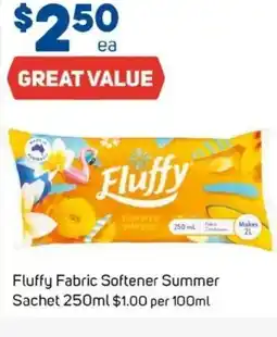 Foodland Fluffy Fabric Softener Summer Sachet offer