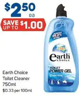 Foodland Earth choice toilet cleaner offer