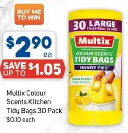 Foodland Multix colour scents tidy bags offer