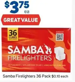 Foodland Samba firelighters offer