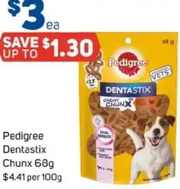 Foodland Pedigree dentastix chunx offer