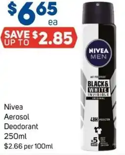 Foodland Nivea aerosol deodorant offer