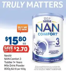 Foodland Nan comfort 3 toddler offer