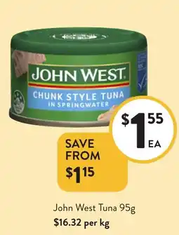 Foodworks John west tuna offer