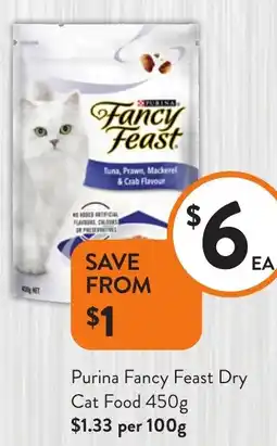 Foodworks Purina fancy feast dry cat food offer
