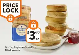 Foodworks Best Buy English Muffins offer