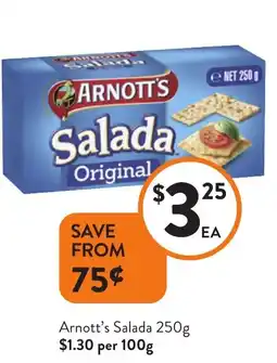 Foodworks Arnott's Salada offer