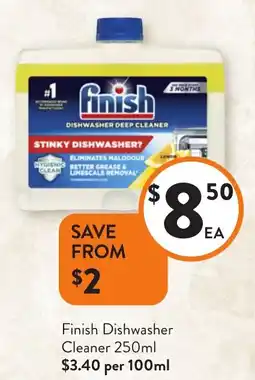 Foodworks Finish Dishwasher Cleaner offer