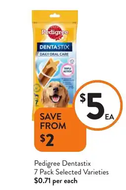 Foodworks Pedigree Dentastix offer