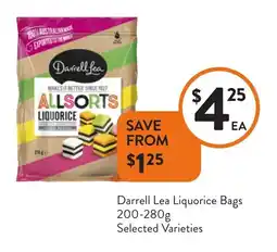 Darrell Lea Liquorice Bags