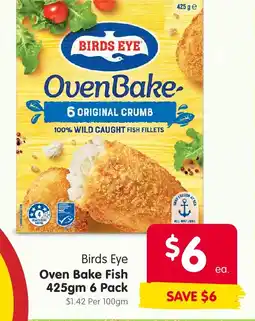 Spar Birds Eye Oven Bake Fish offer