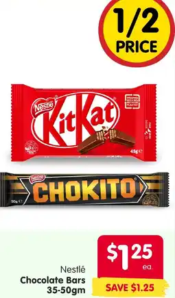 Spar Nestlé Chocolate Bars offer