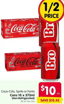 Coca-Cola, Sprite or Fanta