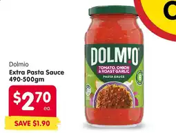 Spar Dolmio Extra Pasta Sauce offer