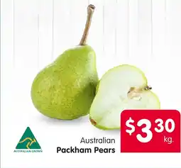 Australian Packham Pears