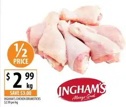 Supabarn INGHAM'S CHICKEN DRUMSTICKS offer
