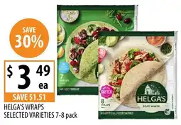Supabarn HELGA'S WRAPS offer