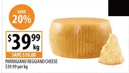 Supabarn PARMIGIANO REGGIANO CHEESE offer