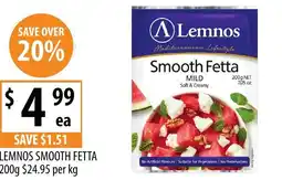 Supabarn Lemnos smooth fetta offer