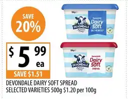 Supabarn Devondale dairy soft spread offer